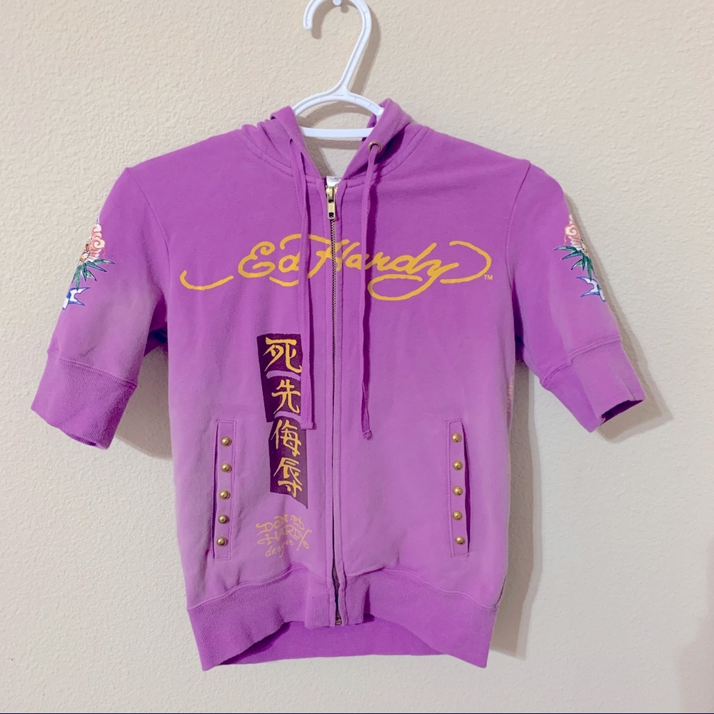 Ed Hardy Christian Audiger S/S Geisha Hoodie